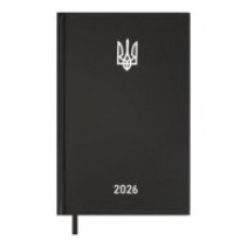 Щоденник дат. 2026 AIRY, A5, чорний, бумвініл