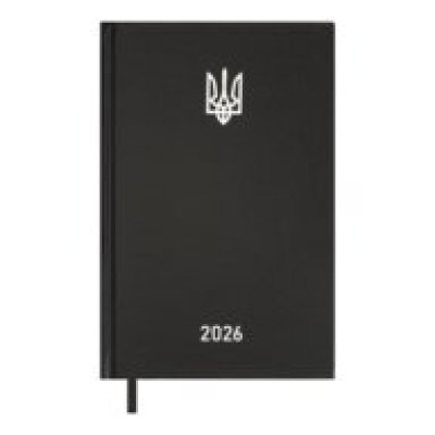 Щоденник дат. 2026 AIRY, A5, чорний, бумвініл BM.21165-01