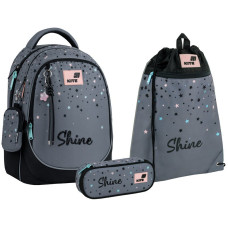 Набір рюкзак + пенал + сумка для взуття Kite 700 Shine