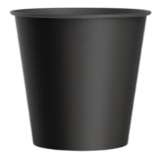 Стакан паперовий 340 мл, Total BLACK 50 шт/уп