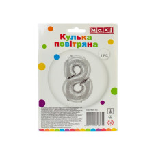 Куля повітряна срібляста фольгована 