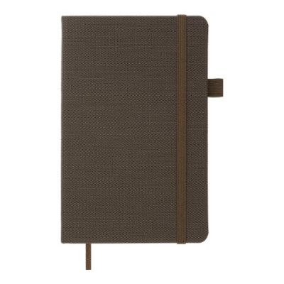 Книга записна TWEED 125*195, 96 арк., клітинка, обкл. штучна шкіра, сірий - BM.291163-09 Buromax