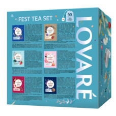 Чай асорті «FEST TEA SET» 90 пакетиків в індивідуальних конвертах, LOVARE