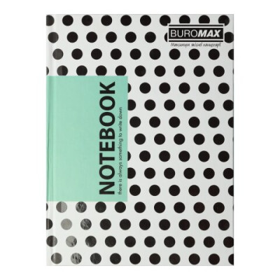 Блокнот INSOLITO, А-5, 96л., кл., тв. обкл., RB лам.+лак,, бірюзовий - BM.24511102-06 Buromax