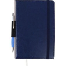 Блокнот діловий CODE, L2U, А5, 96 л., клітинка, т.-синій, пок.
