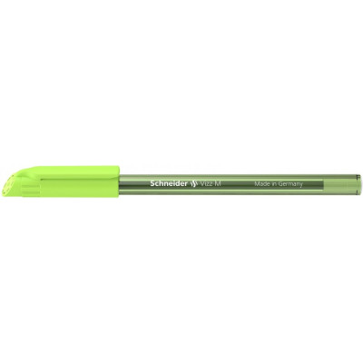 Ручка масляная SCHNEIDER VIZZ M 0,7 мм, пишет салатовым S102211