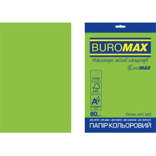 Бумага цветная INTENSIVE, EUROMAX, зеленая, 20 л., А4, 80 г/м²