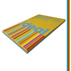 Набір кольорового паперу Intensive Colour mix GLORY 25х4, А4 80 г/м 100 арк.  idea!