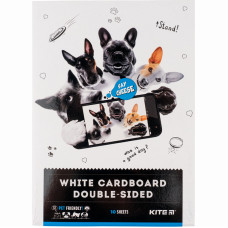 Картон білий (10арк), A4 Kite Dogs