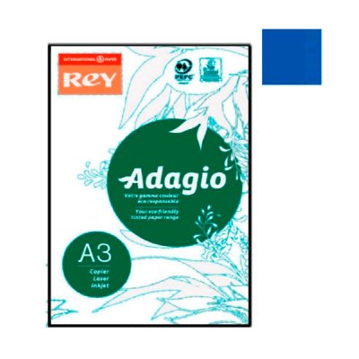 Папір REY Adagio А3 80 г/м2 (500 л) 51 темно-синій - 621531 Adagio