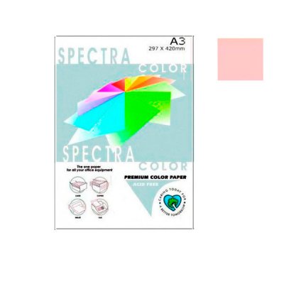 Папір "Sinar spectra" А3 80 г/м2 (500 л) 140 світло-рожевий - 80865 Sinar