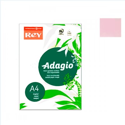Папір REY Adagio А4 80 г/м2 (500 л) 07 світло-рожевий - 616789 Adagio