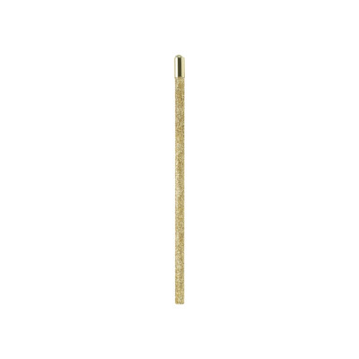 Олівець чорнографітний HB золотистий з металевим топом та кристалом, покриття з блискіток. - MX14925