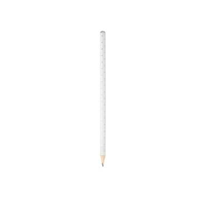 Олівець чорнографітний HB білий з кристалом - MX14911
