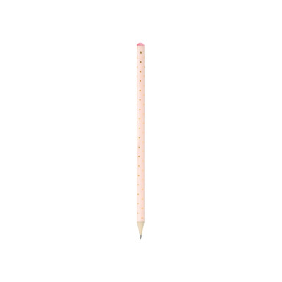 Олівець чорнографітний HB пастельний рожевий з кристалом - MX14912