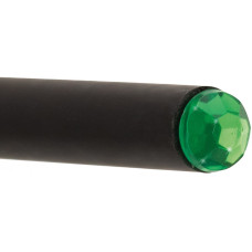 Олівець чорнографітний HB з зеленим кристалом