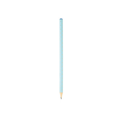 Олівець чорнографітний HB пастельний блакитний з кристалом - MX14916