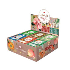 Чай асорті «PRIME TEA SET» 90 пакетиків в індивідуальних конвертах, LOVARE