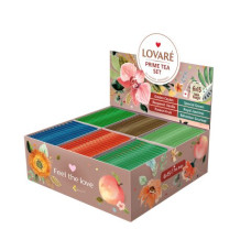 Чай асорті «PRIME TEA SET» 90 пакетиків в індивідуальних конвертах, LOVARE