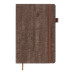 Блокнот діловий WOOD А5, 96л, клітинка, обкладинка штучна шкіра, бежевий - BM.295114-28 Buromax