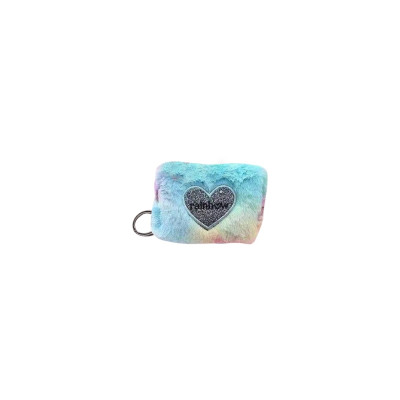 Брелок-гаманець пухнастий Rainbow - CF87110 COOLFORSCHOOL