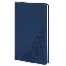 Алфавітна книга А6 в лінію Twill синій