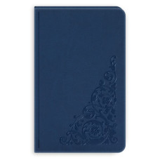 Алфавітна книга А6 в лінію Twill синій