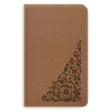 Алфавітна книга А6 в лінію Twill коричневий