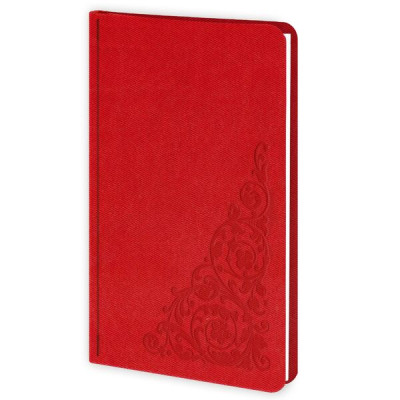 Алфавітна книга А6 в лінію Twill червоний