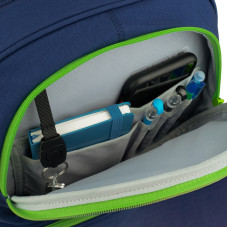 Набір рюкзак + пенал + сумка для взуття WK 728 темно-синій