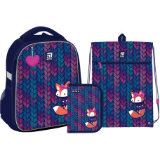 Набор рюкзак+пенал+сумка для об. Kite 555S  Fox