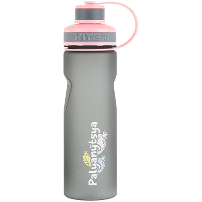Пляшечка для води, 700 мл, сіро-рожева Palyanytsya - K22-398-03 Kite