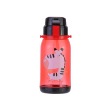 Детская бутылка для воды, CoolForSchool, Zebra, 650 мл, черная