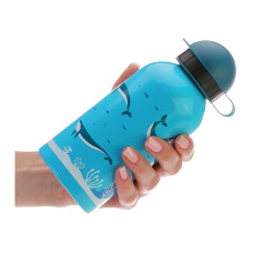 Детская бутылка для воды, CoolForSchool, Whale, 500 мл., голубая