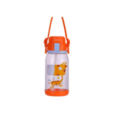 Детская бутылка для воды, CoolForSchool, Giraff, 650 мл, оранжевая