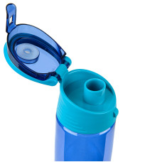 Пляшечка для води, 550 мл, блакитно-бірюзова