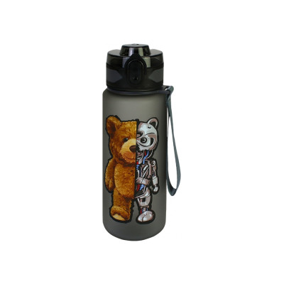 Пляшка для води Robo Bear, 500 мл, чорна - CF61307 COOLFORSCHOOL
