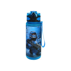 Пляшка для води Space Soldier, 500 мл, блакитна