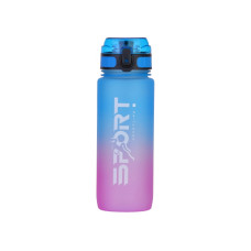 Пляшка для води, Optima, Gradient, 800 мл, синя з рожевим