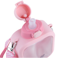 Бутилочка для води, 700 мл, рожева