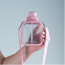 Бутилочка для води, 700 мл, рожева