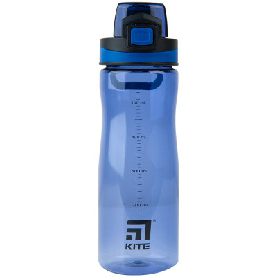 Пляшечка для води, 650 мл, темно-синя - K23-395-3 Kite