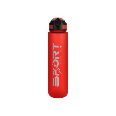 Пляшка для води Jet, 1000 мл, червона - O51954 Optima