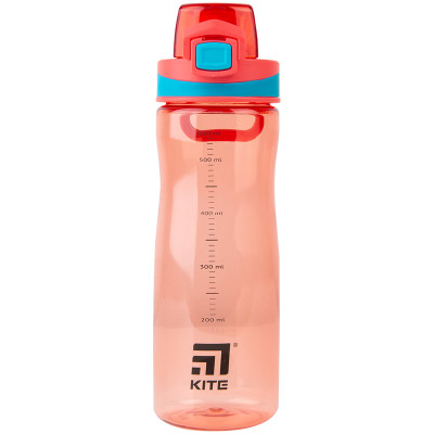 Бутылочка для воды, 650 мл, розовая - K23-395-1 Kite