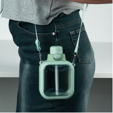 Пляшка для води, 700 мл, зелена