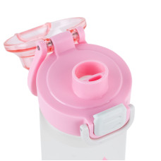 Бутилочка для води, 760 мл, сіро-рожева