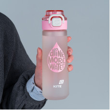 Бутилочка для води, 760 мл, сіро-рожева