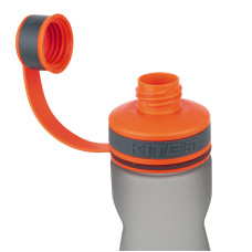 Бутылочка для воды, 700 мл, серо-оранжевая