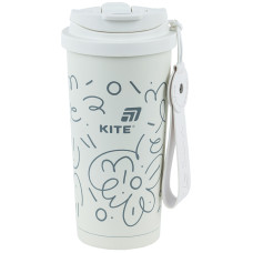 Термокружка 550 мл, белая