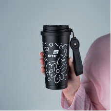 Термокружка 550 мл, черная